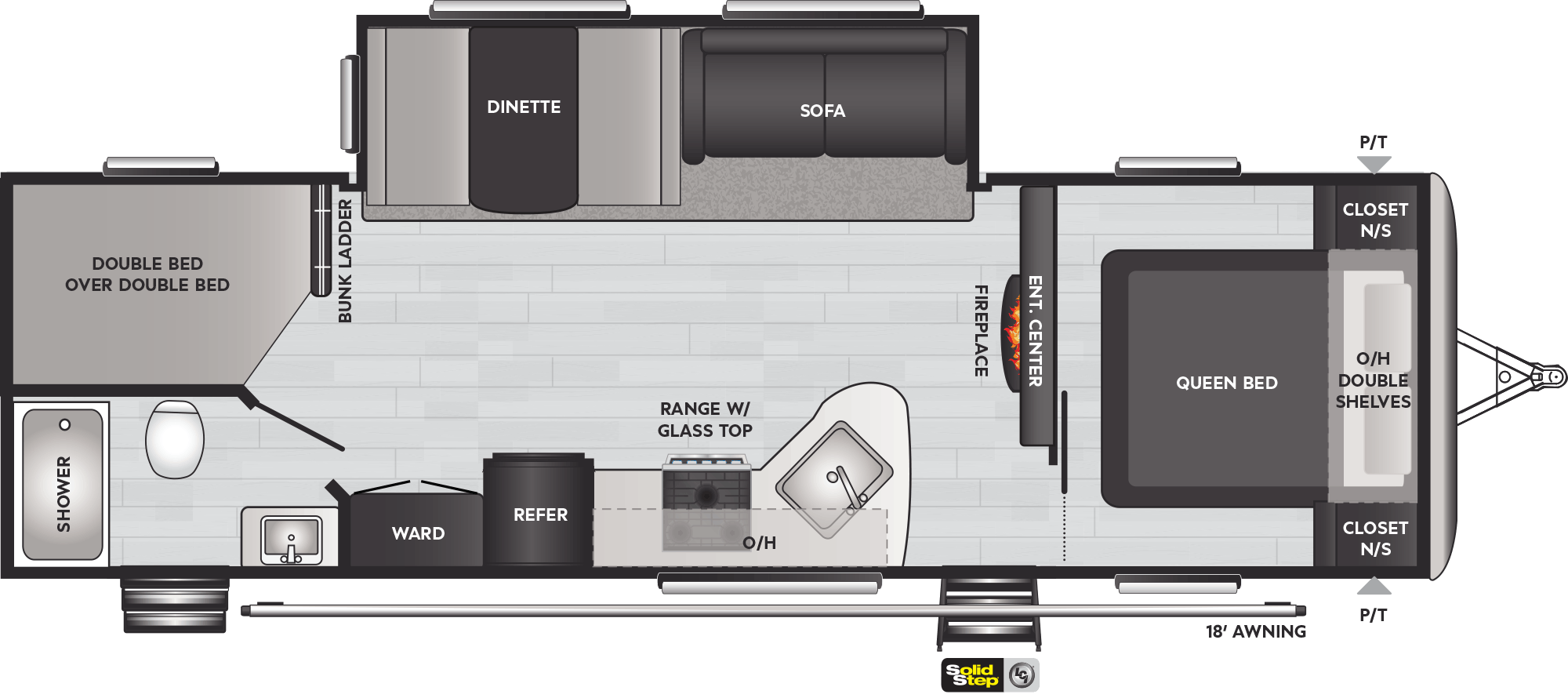 2023 KEYSTONE SPRINGDALE 282BHWE, , floor-plans-day image number 0